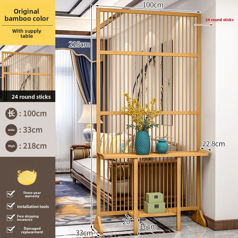 Shoji Screen Divider - 新しい中国風スクリーンパーテーション、リビングルームの入り口、家庭用バリア、可動式エントランス、シンプルでモダンなシートスクリーン