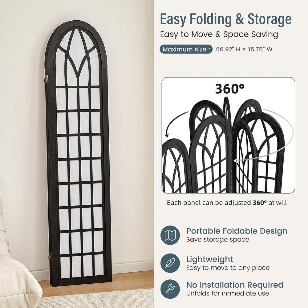 間仕切りと折りたたみ式プライバシースクリーン、4パネル和風障 - Shoji Screen Divider のレビューと価格
