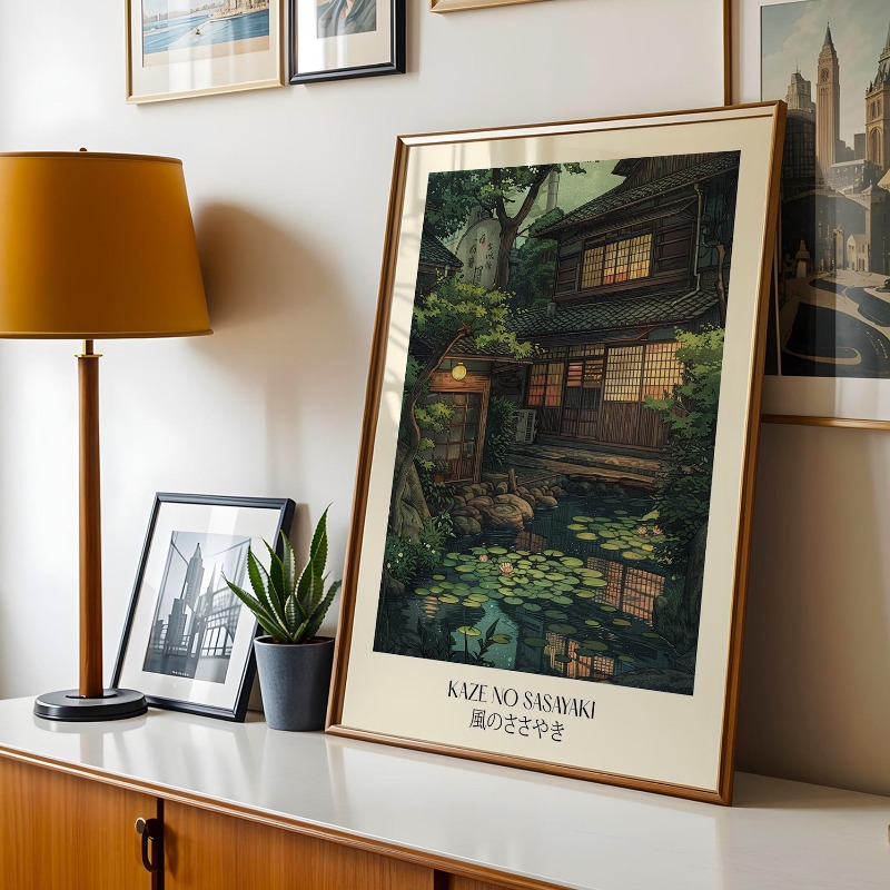Japandi ウォールアート 日本のミニマリストアジアンウ - Japanese Living Lifestyle のレビューと価格