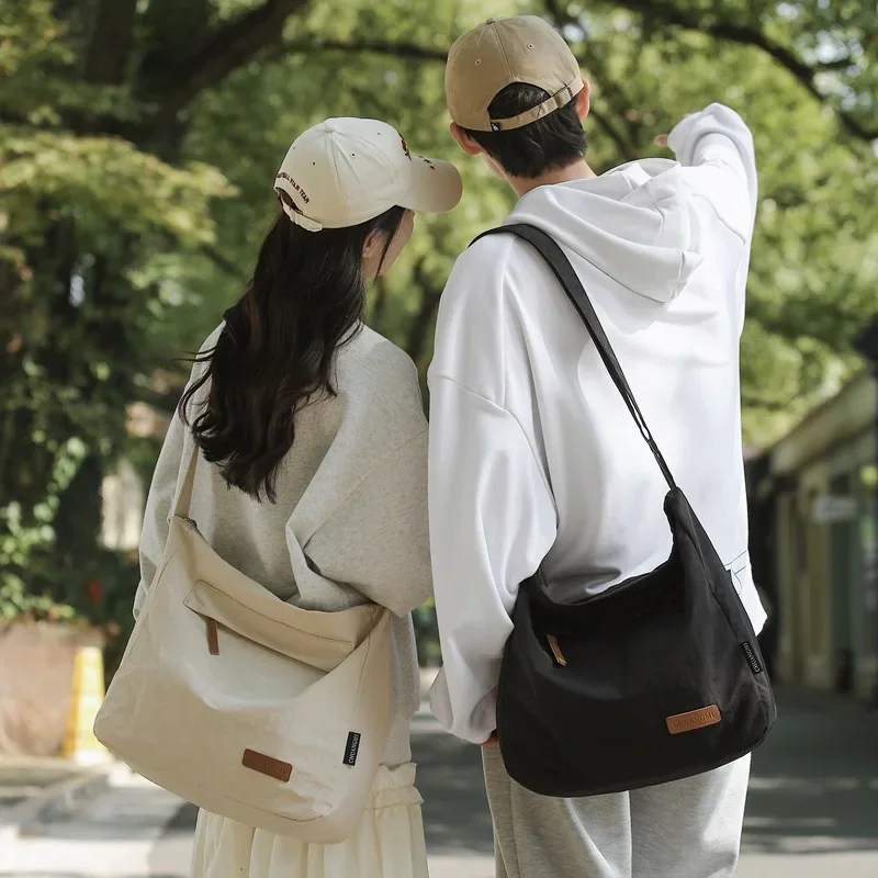 日本人女性男性ショルダークロスボディバッグ大型キャンバスメッ - Japanese Lifestyle Books のレビューと価格