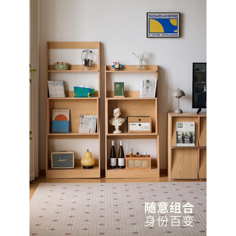 レイジーライフ本棚 北欧和風小型本棚ディスプレイラック 子供 - Japanese Living Lifestyle のレビューと価格
